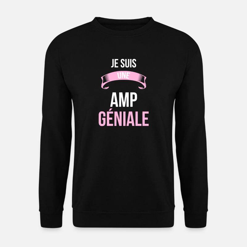 je suis une AMP - Sweat-shirt Unisexe - noir