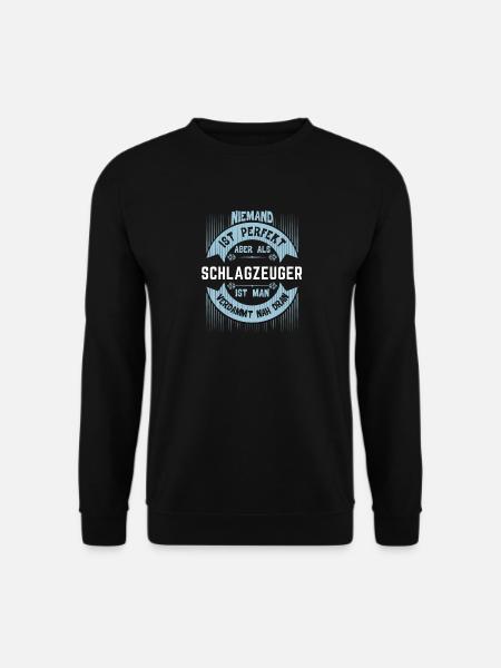 geschenke fuer schlagzeuger - Unisex Pullover - Schwarz