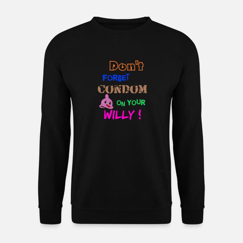 Condom - Unisex Pullover - Schwarz