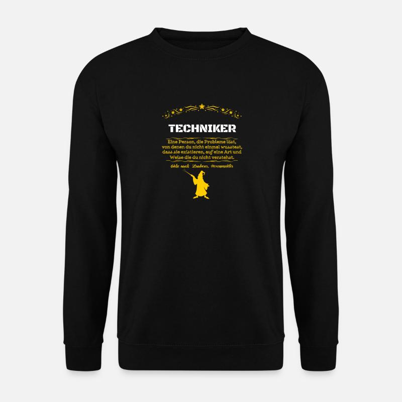 technician - Unisex Sweatshirt - black