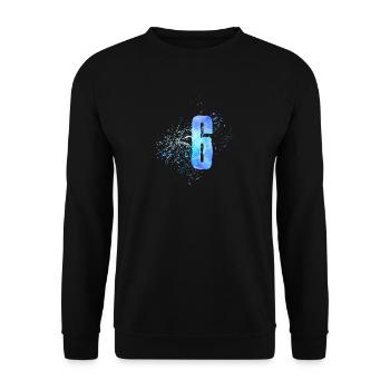 6 - Unisex Sweatshirt - black - Front - Alina (178cm) & Michal (187cm)