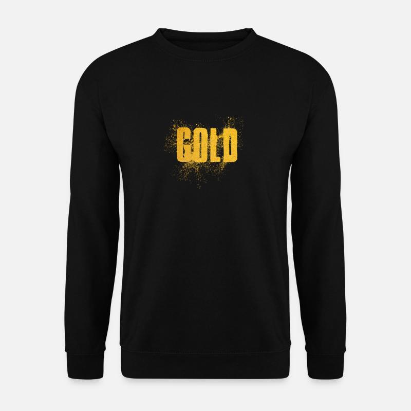 Gold - Unisex Pullover - Schwarz