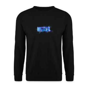 Wetter - Unisex Pullover - Schwarz - Vorne - Alina (178cm) & Michal (187cm)