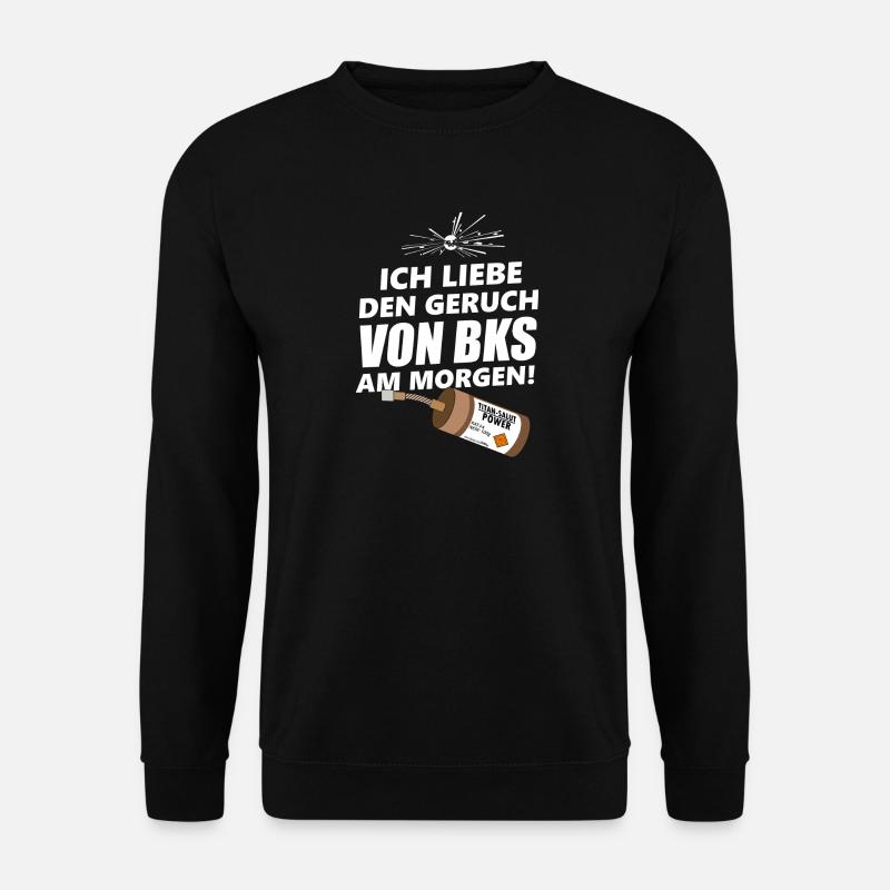 Pyro Feuerwerk Geruch am Morgen - Unisex Pullover - Schwarz