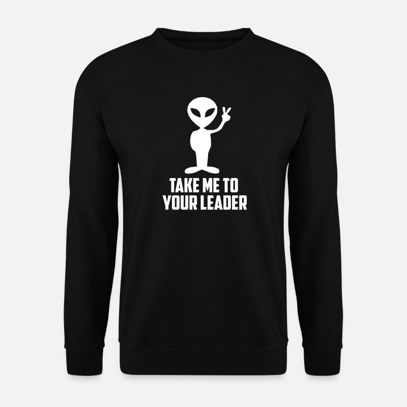 Amenez-moi à votre chef - Sweat-shirt Unisexe - noir