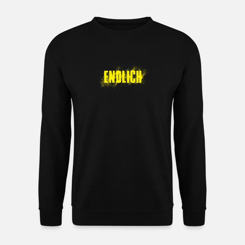 Finally - Unisex Sweatshirt - black