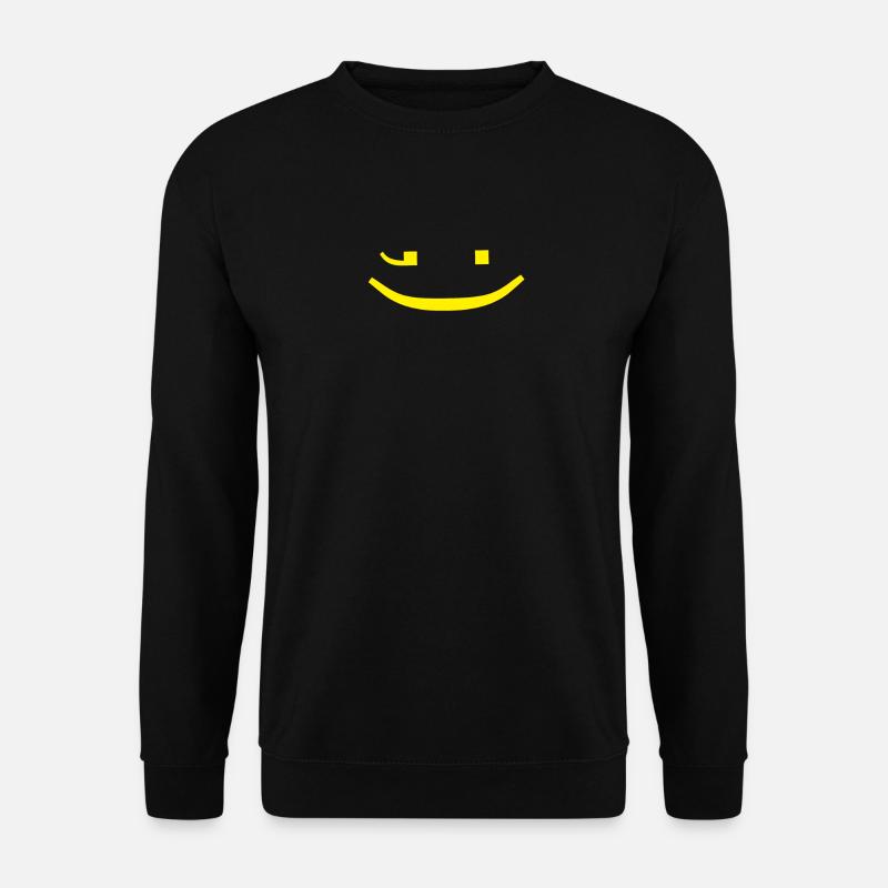 Sourire / sourire - Sweat-shirt Unisexe - noir