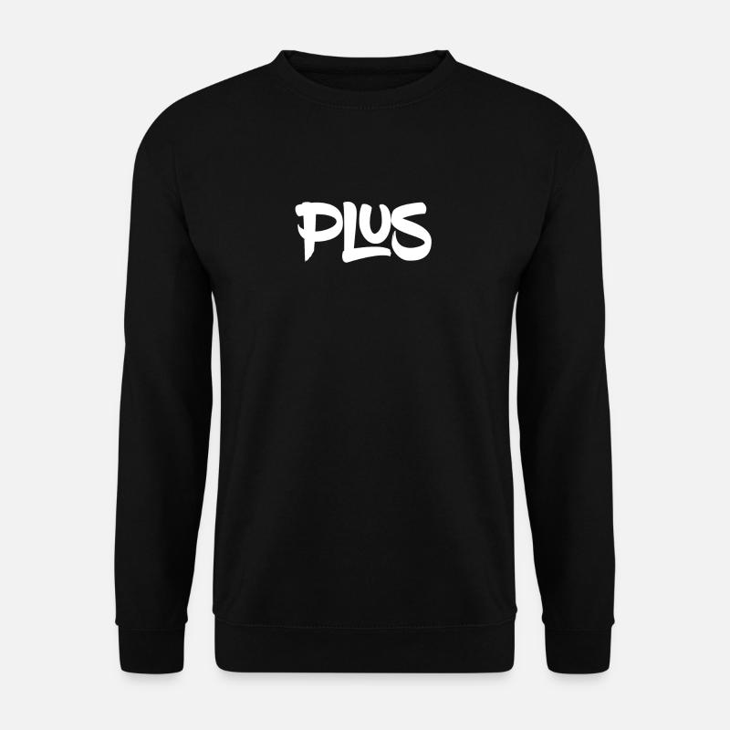Plus - Sweat-shirt Unisexe - noir