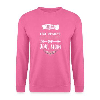 Merci d’être toujours ma source ... - Sweat-shirt Unisexe - rose - Devant