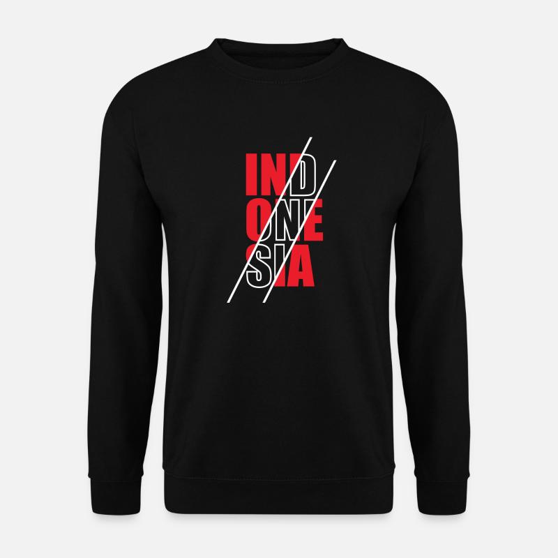Indonesien - Unisex Pullover - Schwarz