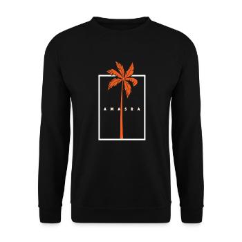 AMASRA BARTIN 74 Geschenk Cesmi Cihan Geschenkidee - Unisex Pullover - Schwarz - Vorne - Alina (178cm) & Michal (187cm)