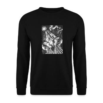 Nightmare – Black Edition - Unisex Sweatshirt - black - Front - Alina (178cm) & Michal (187cm)