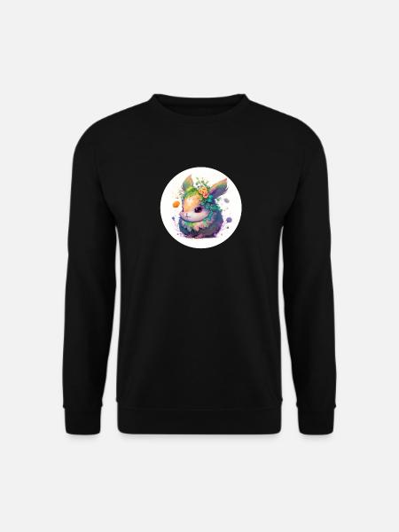 Animal lapin fantasy et mignon - Sweat-shirt Unisexe - noir