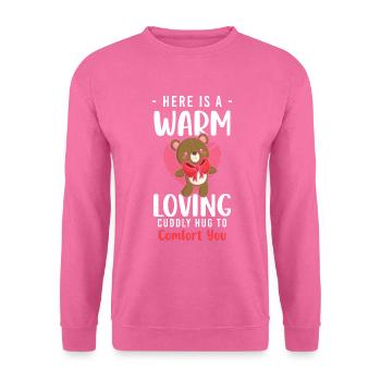 Ours en peluche Bébé Jouet Animal en peluche - Sweat-shirt Unisexe - rose - Devant