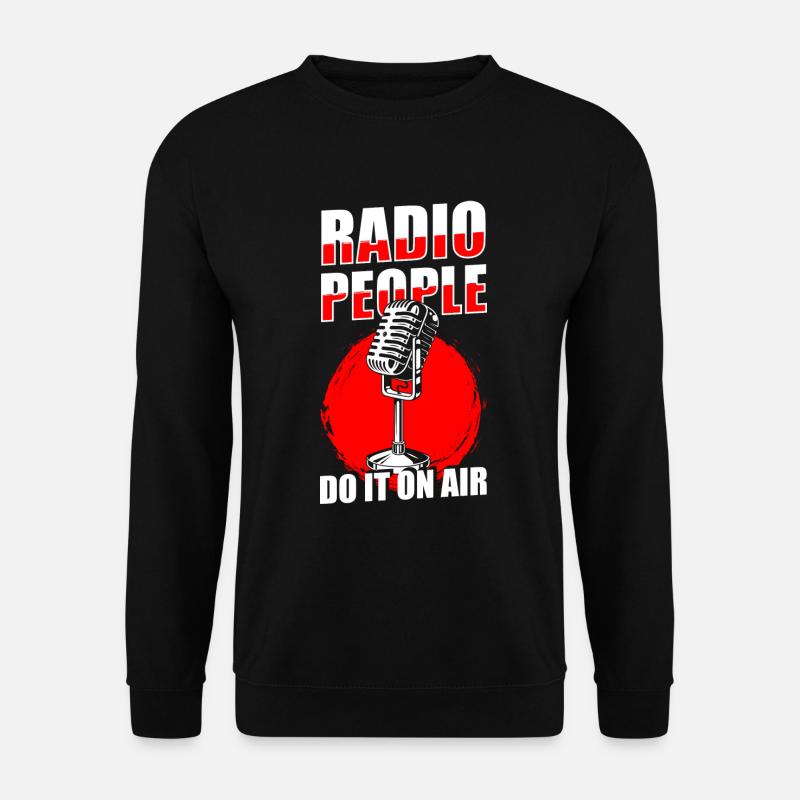Moderator Ansager Hobby Retro - Unisex Sweatshirt - black