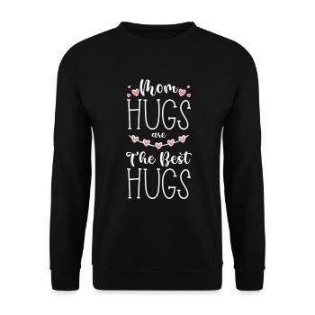 Petite amie câline d’amour - Sweat-shirt Unisexe - noir - Devant - Alina (178cm) & Michal (187cm)