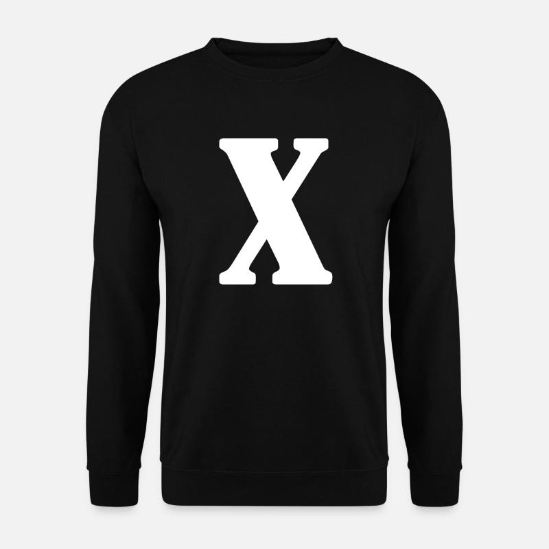 X - Unisex Sweatshirt - black
