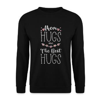Chers partenaires, Câlin, Mignon - Sweat-shirt Unisexe - noir - Devant - Alina (178cm) & Michal (187cm)