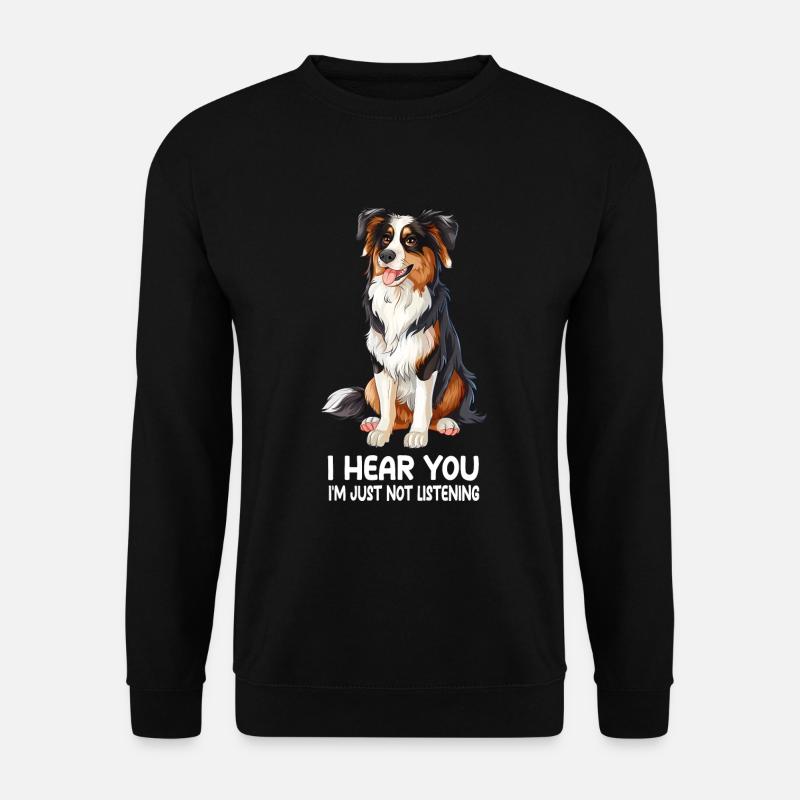 Australischer Schäferhund - Unisex Pullover - Schwarz