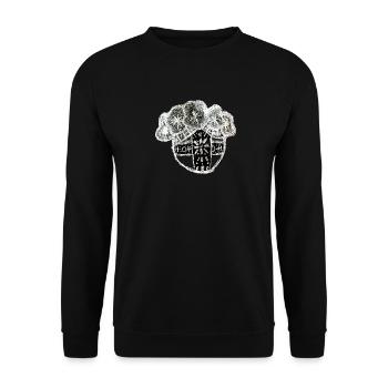 Ukrainian Doll talisman. Motanka.Folklore UA. - Unisex Sweatshirt - black - Front - Alina (178cm) & Michal (187cm)