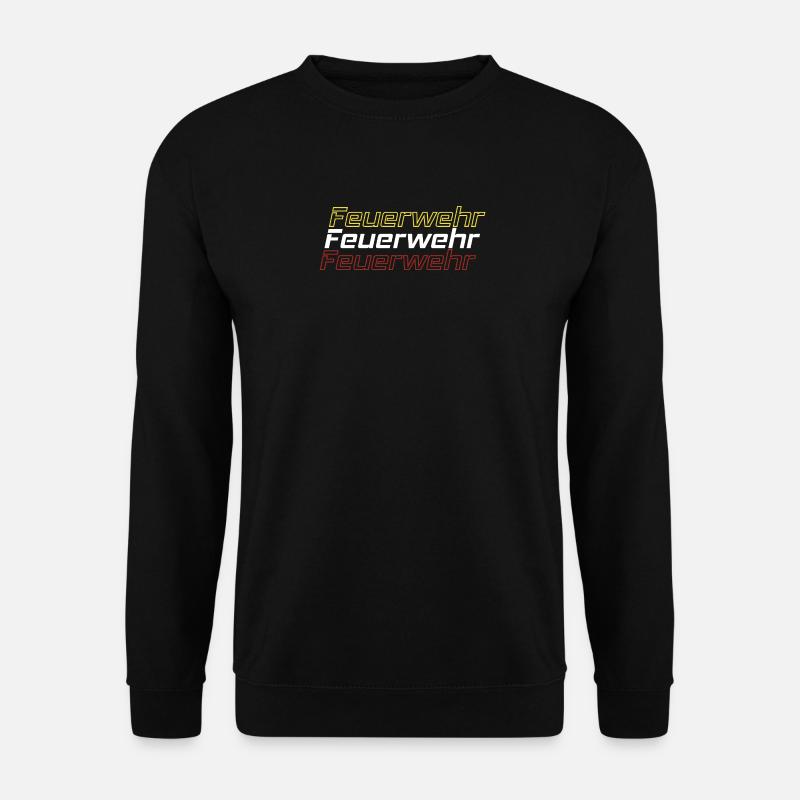 Feuerwehr Triple Layer Design - Unisex Pullover - Schwarz