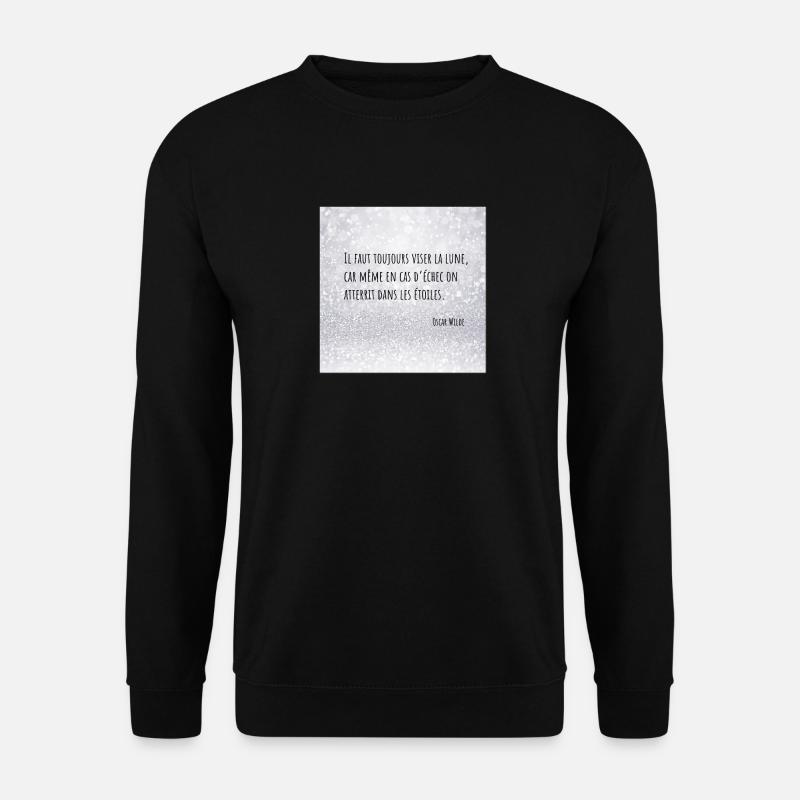 Citation rêve - Sweat-shirt Unisexe - noir