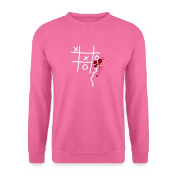 XXO 3 Victoires Lost Soirée de jeux d’images drôles - Sweat-shirt Unisexe - rose - Devant