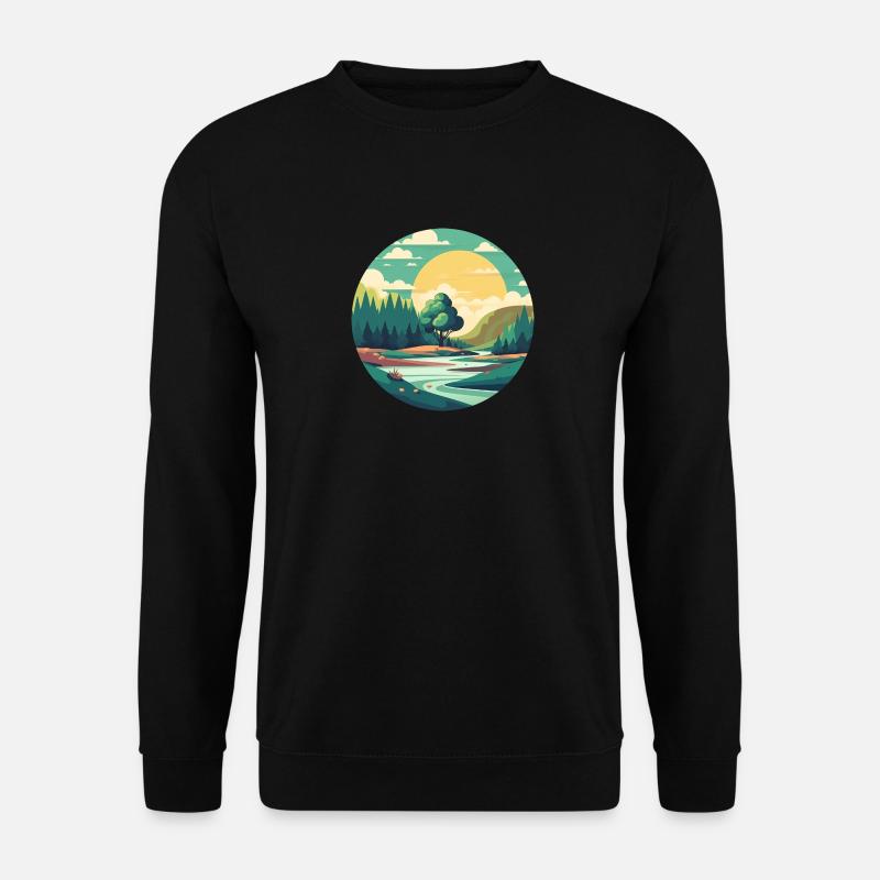 Landscape - Unisex Sweatshirt - black