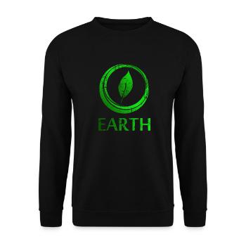 Quatre éléments de la terre - Sweat-shirt Unisexe - noir - Devant - Alina (178cm) & Michal (187cm)