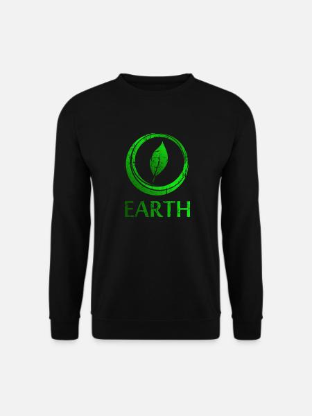 Vier Elemente Erde - Unisex Pullover - Schwarz