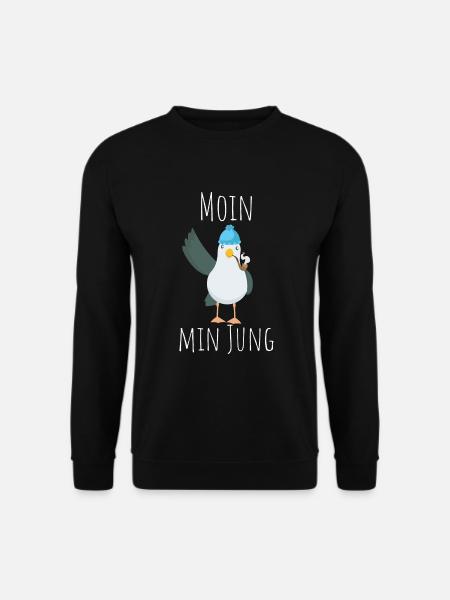 Moin min Jung - Unisex Pullover - Schwarz