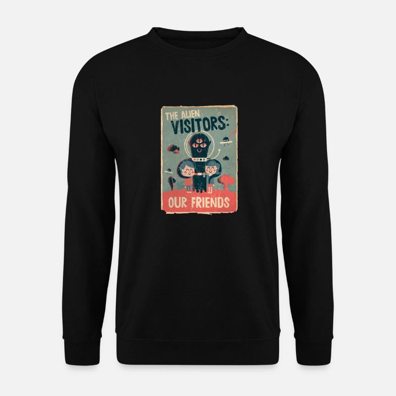 The alien visitors - Sweat-shirt Unisexe - noir