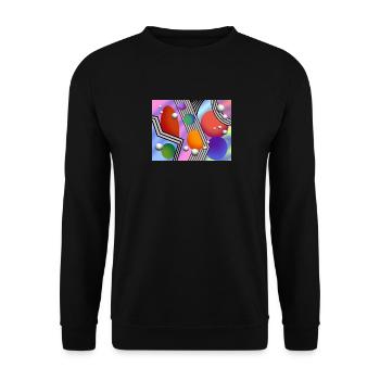 SpaceBalls - Unisex Pullover - Schwarz - Vorne - Alina (178cm) & Michal (187cm)