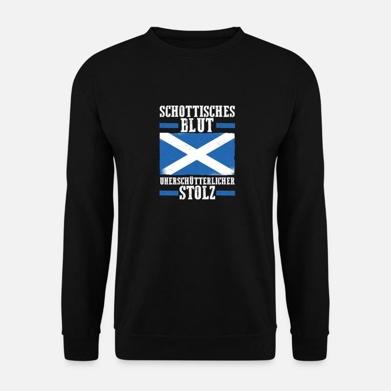 Ecossais Ecosse Ecosse Ecosse - Sweat-shirt Unisexe - noir