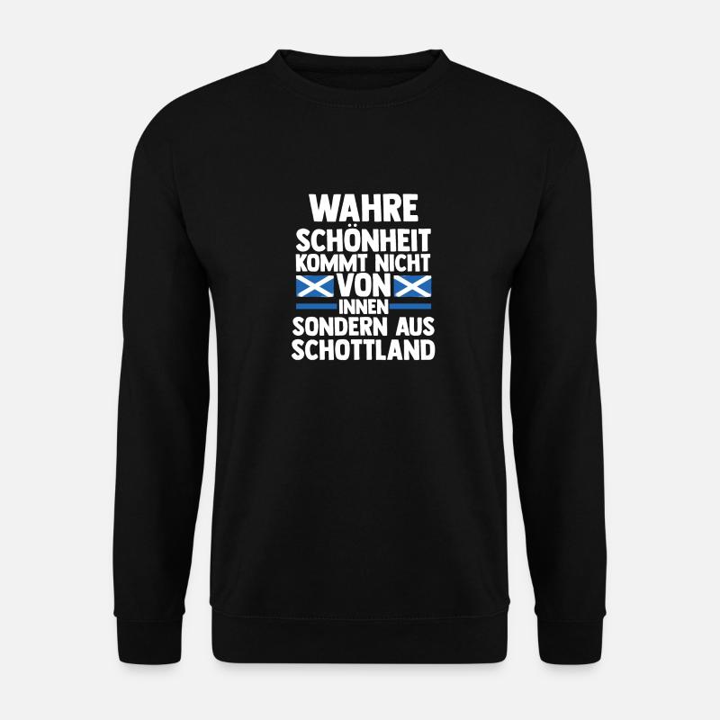 Ecossais Ecosse Ecosse Ecosse - Sweat-shirt Unisexe - noir