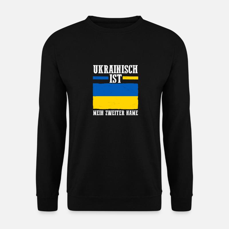 Ukrainer Ukraine - Unisex Pullover - Schwarz