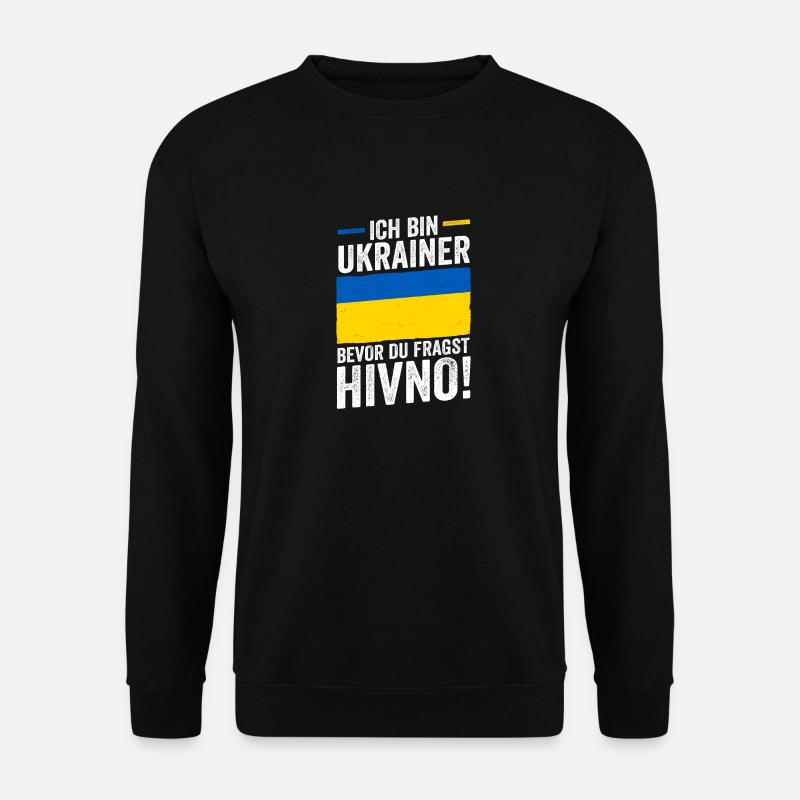 Ukrainer Ukraine - Unisex Pullover - Schwarz