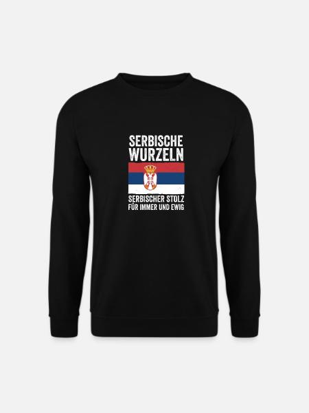 Serbe Serbe Serbie - Sweat-shirt Unisexe - noir