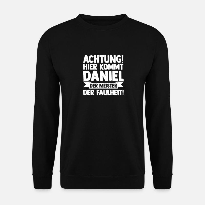 First name Daniel - Unisex Sweatshirt - black