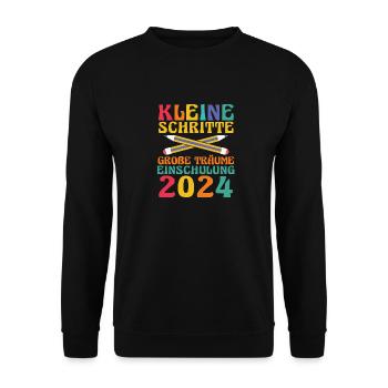 Inscription des écoliers de 1ère année pour la rentrée scolaire - Sweat-shirt Unisexe - noir - Devant - Alina (178cm) & Michal (187cm)