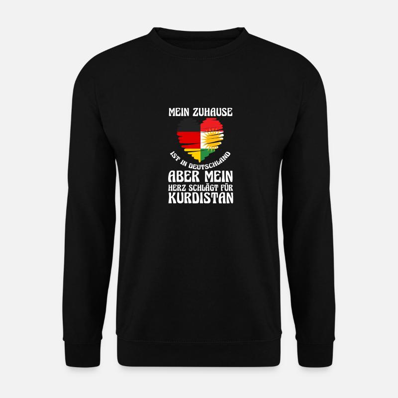 Kurden Deutschland Kurdistan - Unisex Pullover - Schwarz
