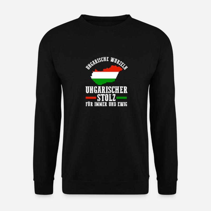 Ungar Ungarisch Ungarn - Unisex Pullover - Schwarz