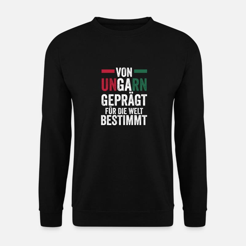 Ungar Ungarisch Ungarn - Unisex Pullover - Schwarz