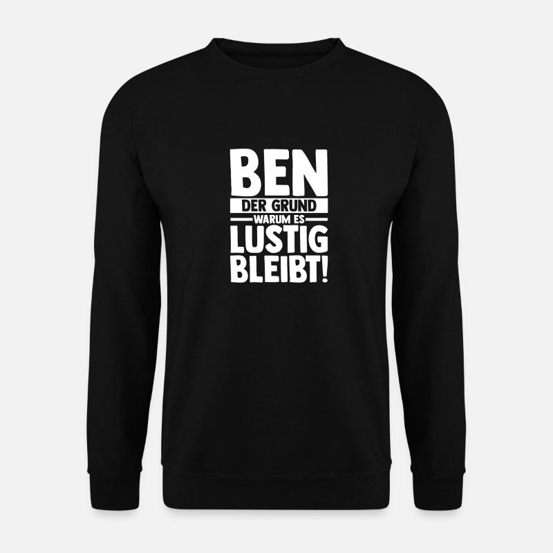 First name Ben - Unisex Sweatshirt - black