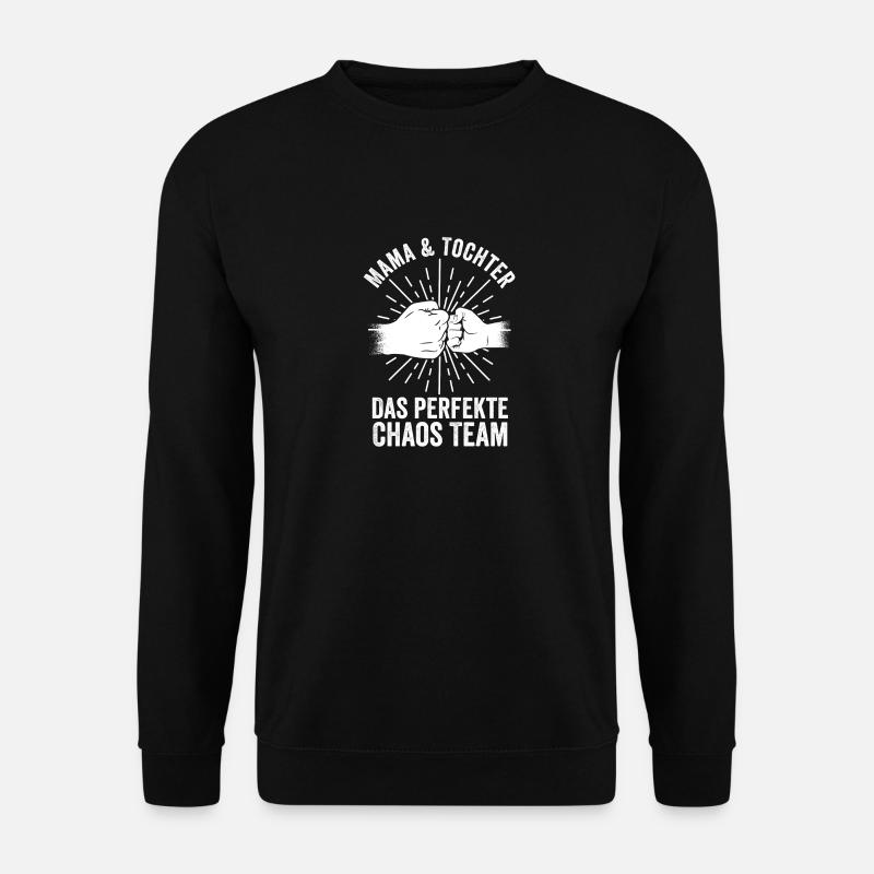 Mutter Mama Und Tochter - Unisex Pullover - Schwarz