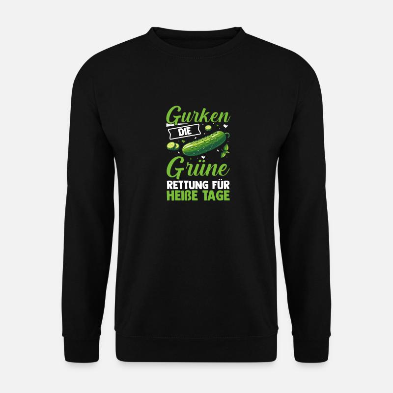 Jardinier Concombre Jardin fermier - Sweat-shirt Unisexe - noir