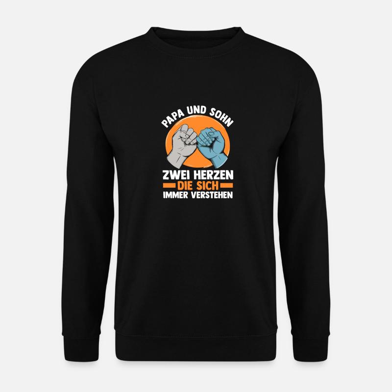 Dad and son - Unisex Sweatshirt - black