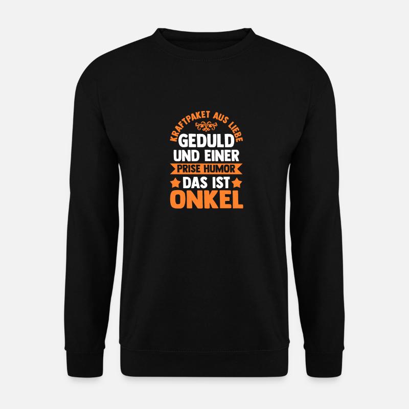 Onkel - Unisex Pullover - Schwarz