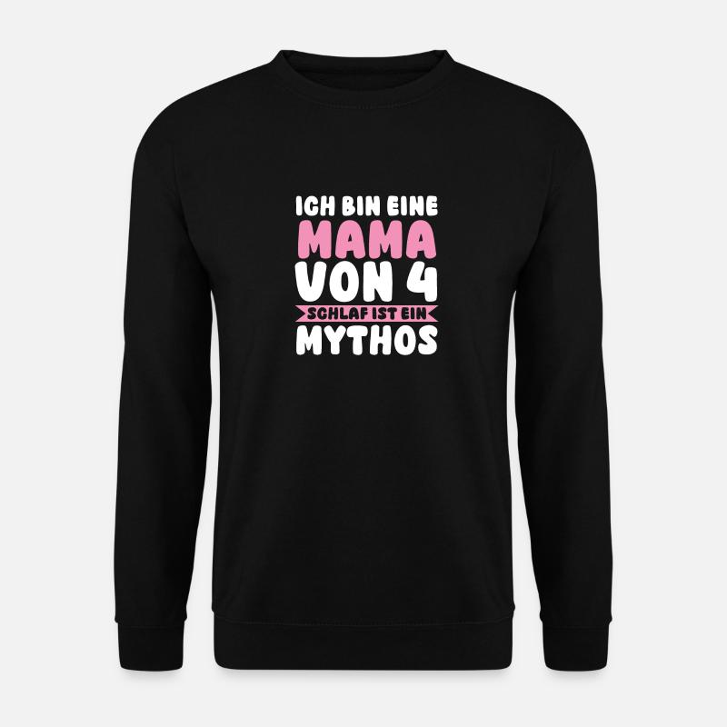 Mama Von 4 Kindern - Unisex Pullover - Schwarz