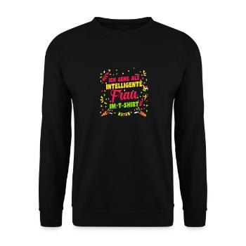Karnevalskostüm Fasching Karneval - Unisex Pullover - Schwarz - Vorne - Alina (178cm) & Michal (187cm)